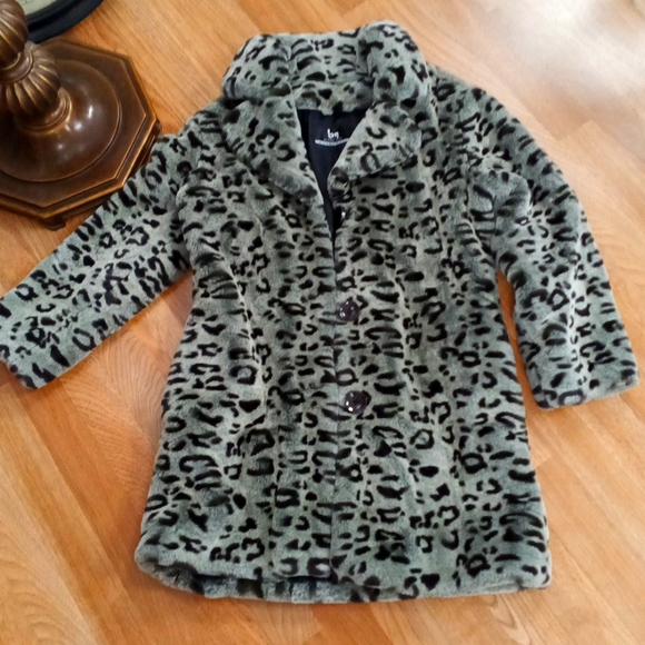 Blanc Noir Leopard Jacket Size Small - Picture 1 of 7
